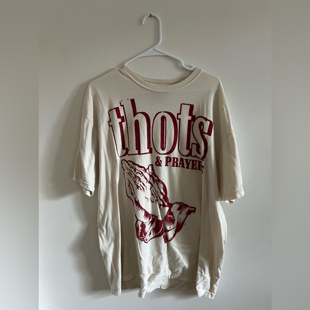 100% Cotton Indie Tee Brand - Thots and Prayers